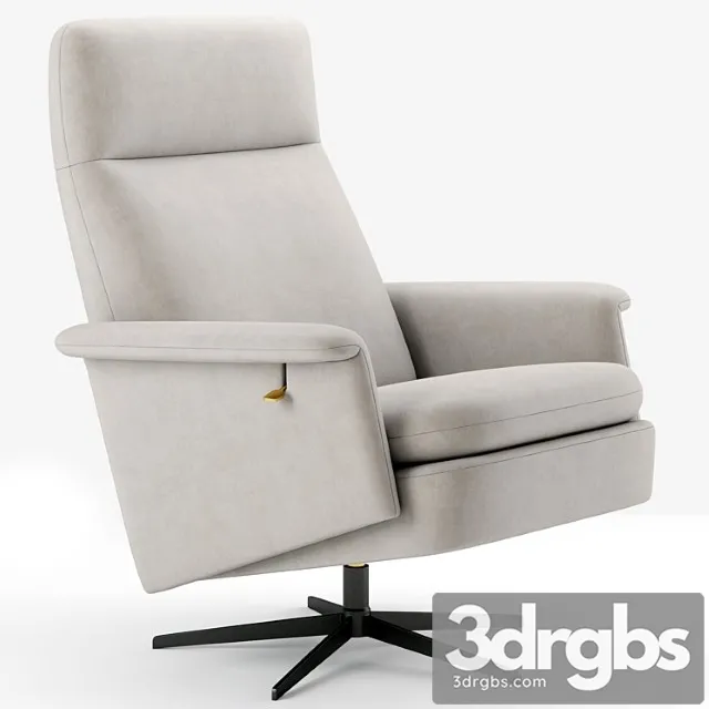 Crescent swivel recliner westelm