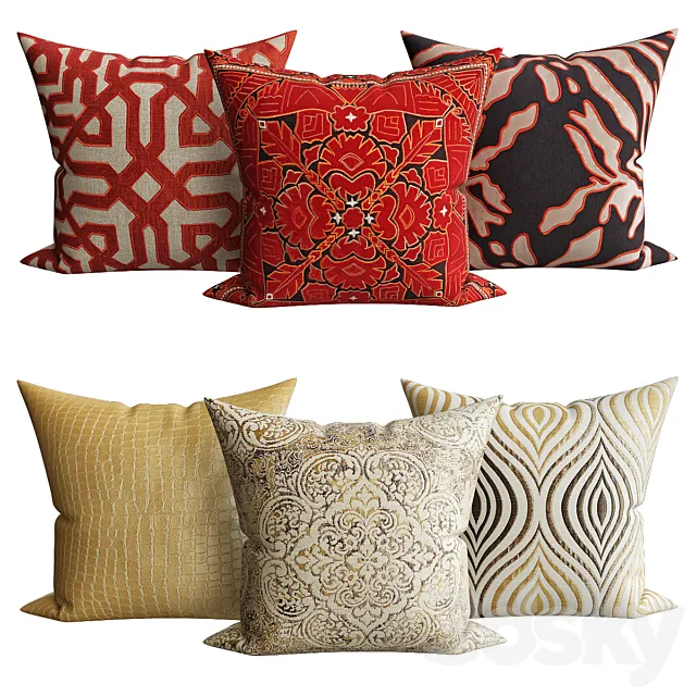 Cressida Gladerunner Pillow 3D Model