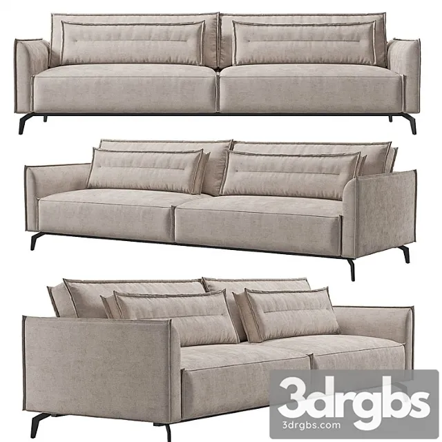 Crete Kaza Do Sofa 3D Model Free