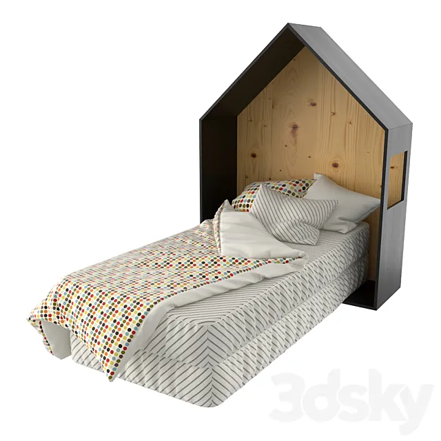 Crib 3D Model