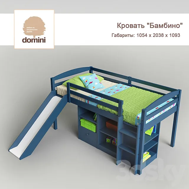 Crib "Bambino". domini factory 3DModel