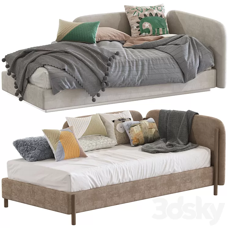 Crib Sleep Onnn Single 215 3D Model