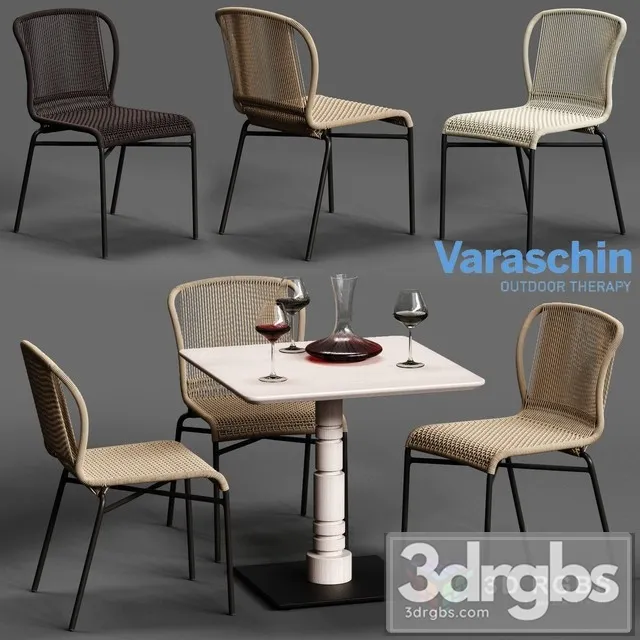 Cricke Table and Chair 3D Model Free
