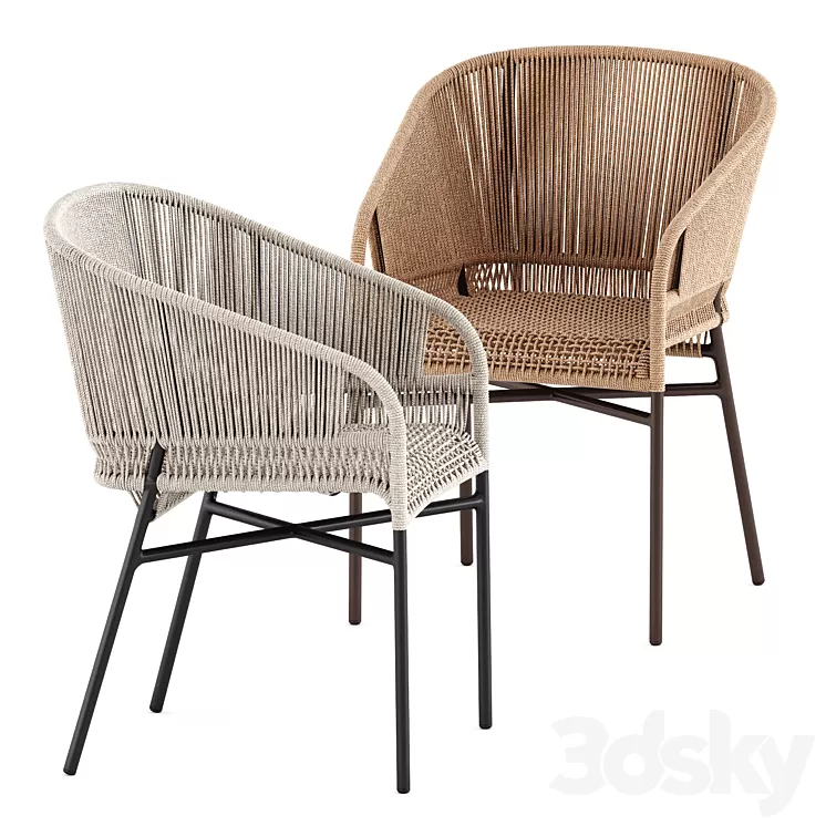 Cricket chair by Varaschin 3D Model Free