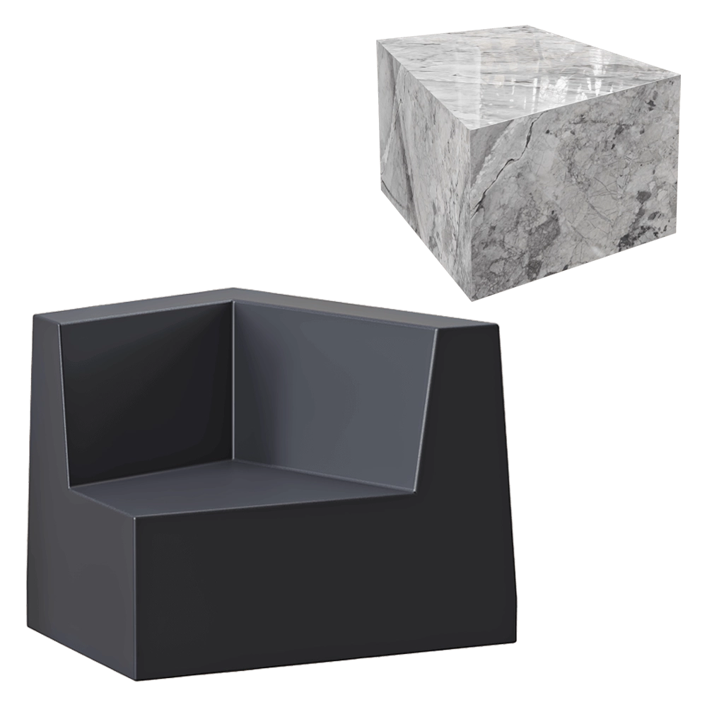 Cridea - Soft furniture Maya 3D Model