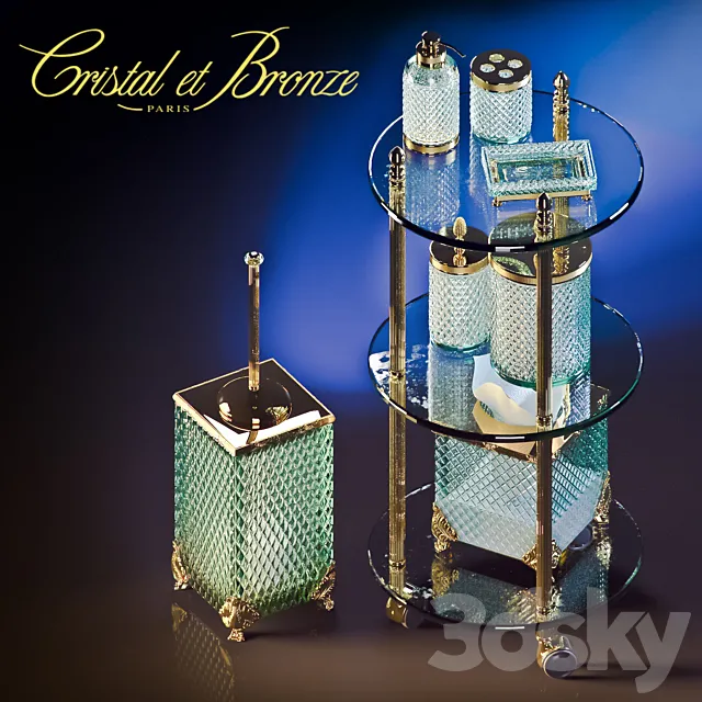 Cristal et bronze - Prestige - Cut Cristal 3D Model