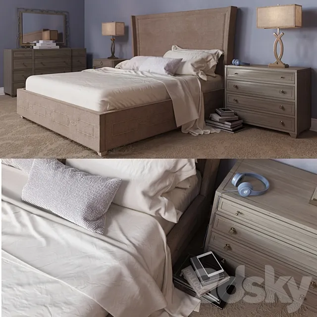 Criteria Bedroom Items_001 3DModel