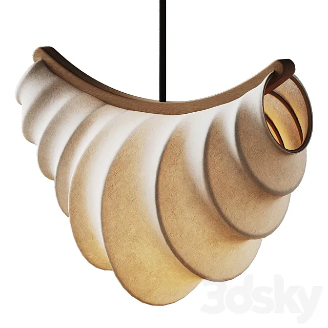 Croissant pendant lamp from helenloom Free Download