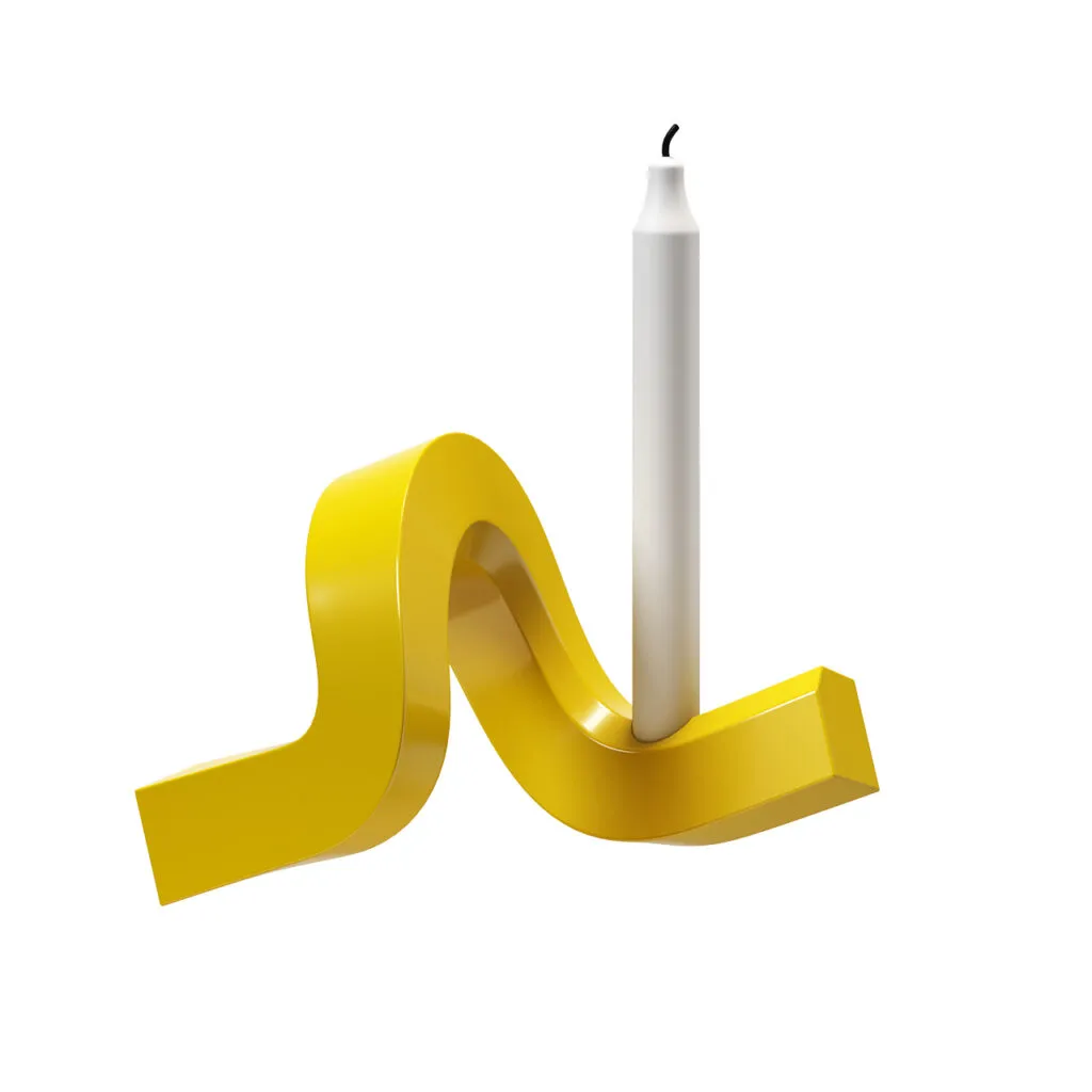 Crooked Candlestick One by Normann Copenhagen