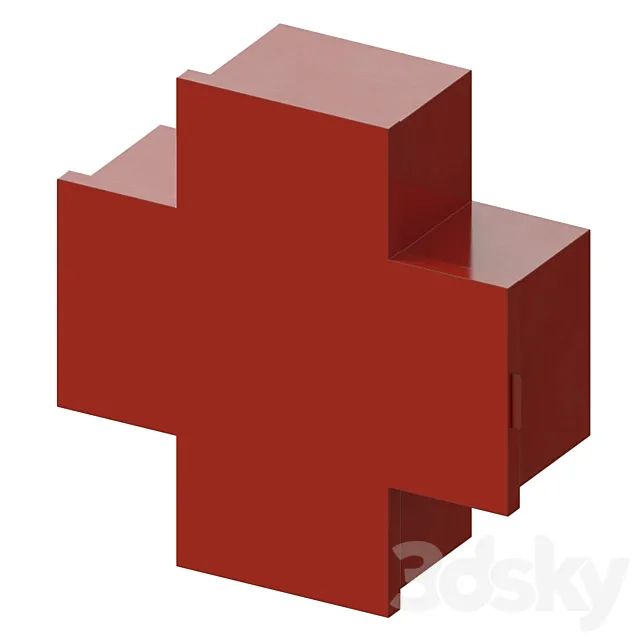 Cross Cabinet 3D Model