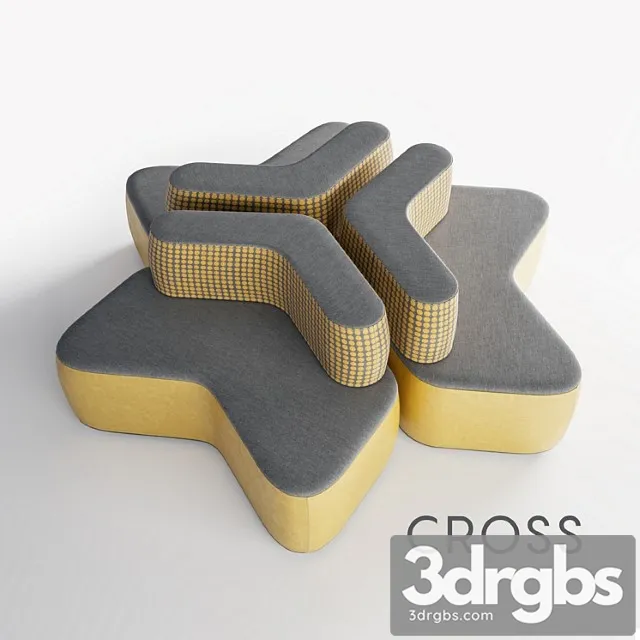 Cross Sofa By Diemme 3D Model Free