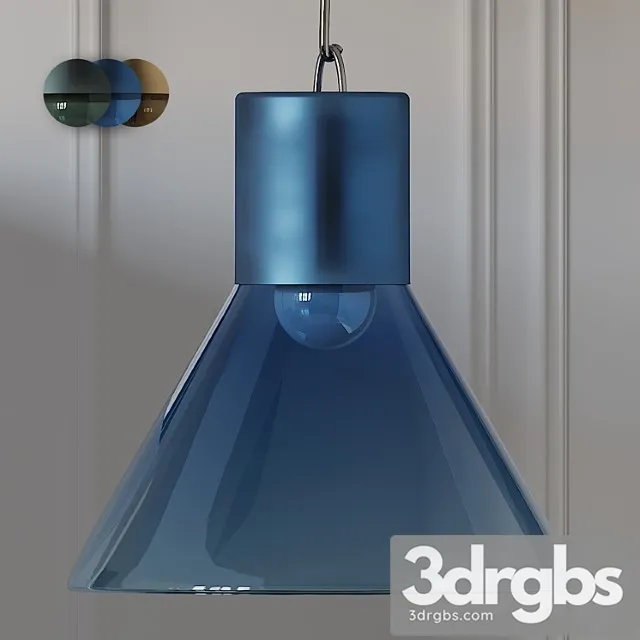 Crowdyhouse funnel pendant lamps 3 colors 3D Model Free