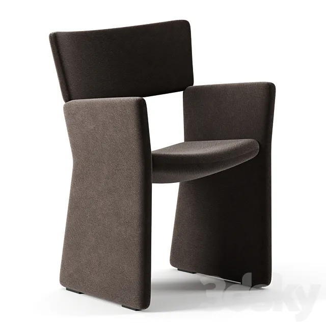 CROWN ARMCHAIR CHAIR by Massproduction 3D Model