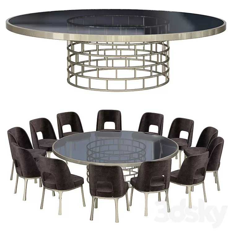 Crown by Flexform Mood 3D Model