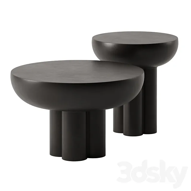 CROWN coffee tables by 101 Copenhagen 3DModel