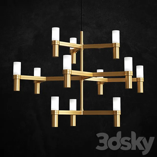 Crown Minor Suspension Light 3D Model