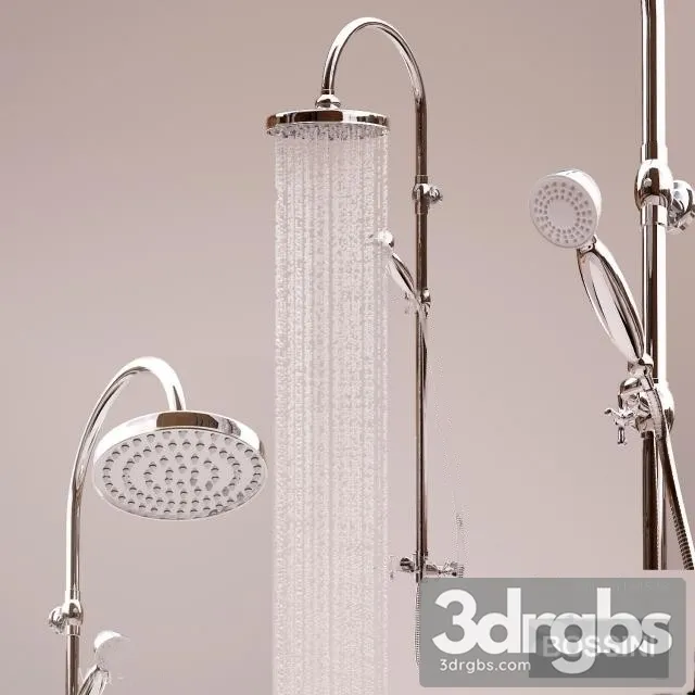 CRW Rain Shower 3D Model Free