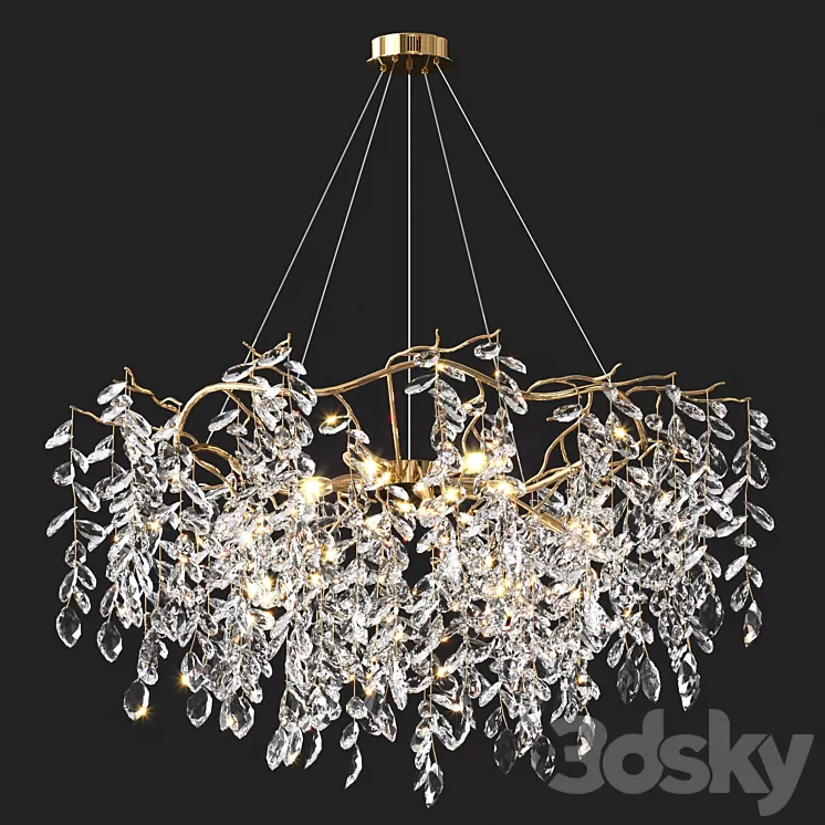 Crystal Chandelier 3D Model Free