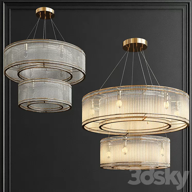 Crystal chandelier 3D Model