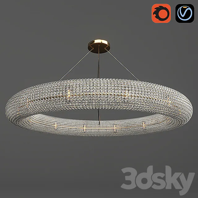 Crystal chandelier 3DModel