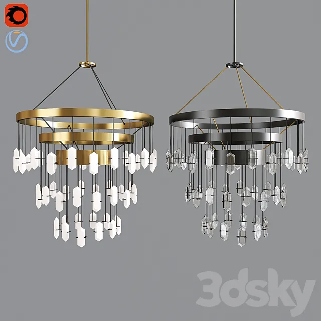 Crystal chandelier 3DModel