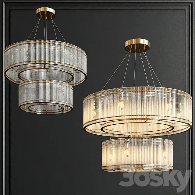 Crystal chandelier 3DModel