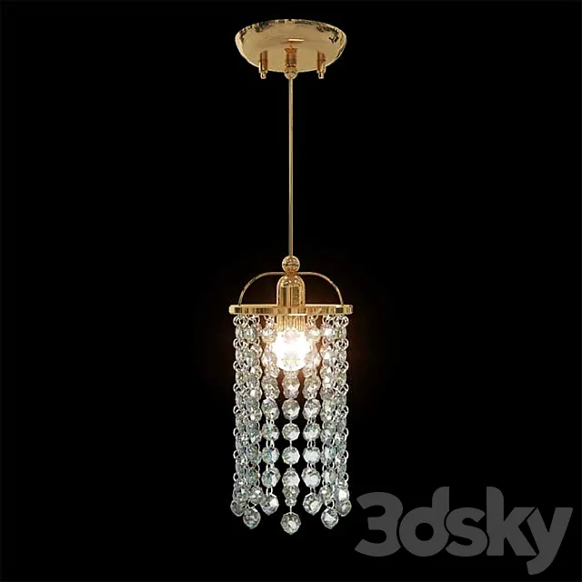 Crystal chandelier CR 45193 3D Model