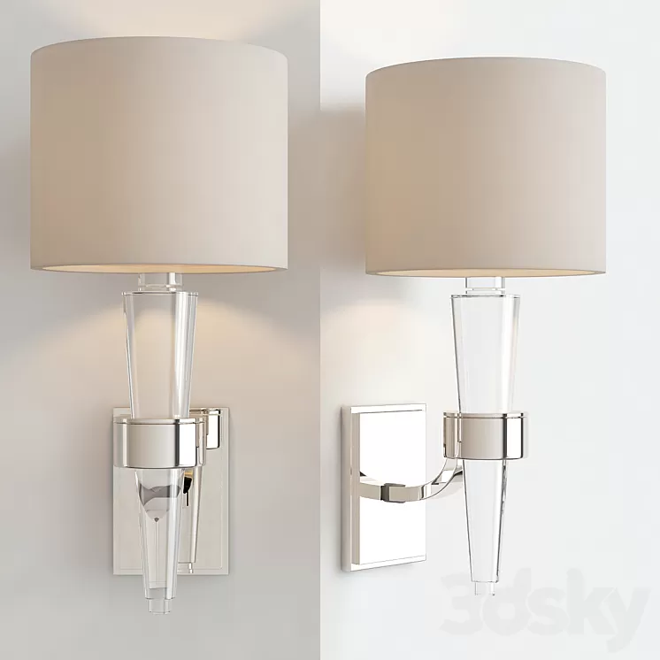 Crystal Cone Sconce - John-Richard 3D Model