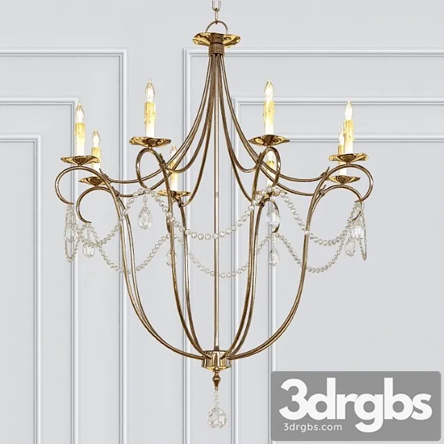 Crystal Lights Chandelier 3D Model Free