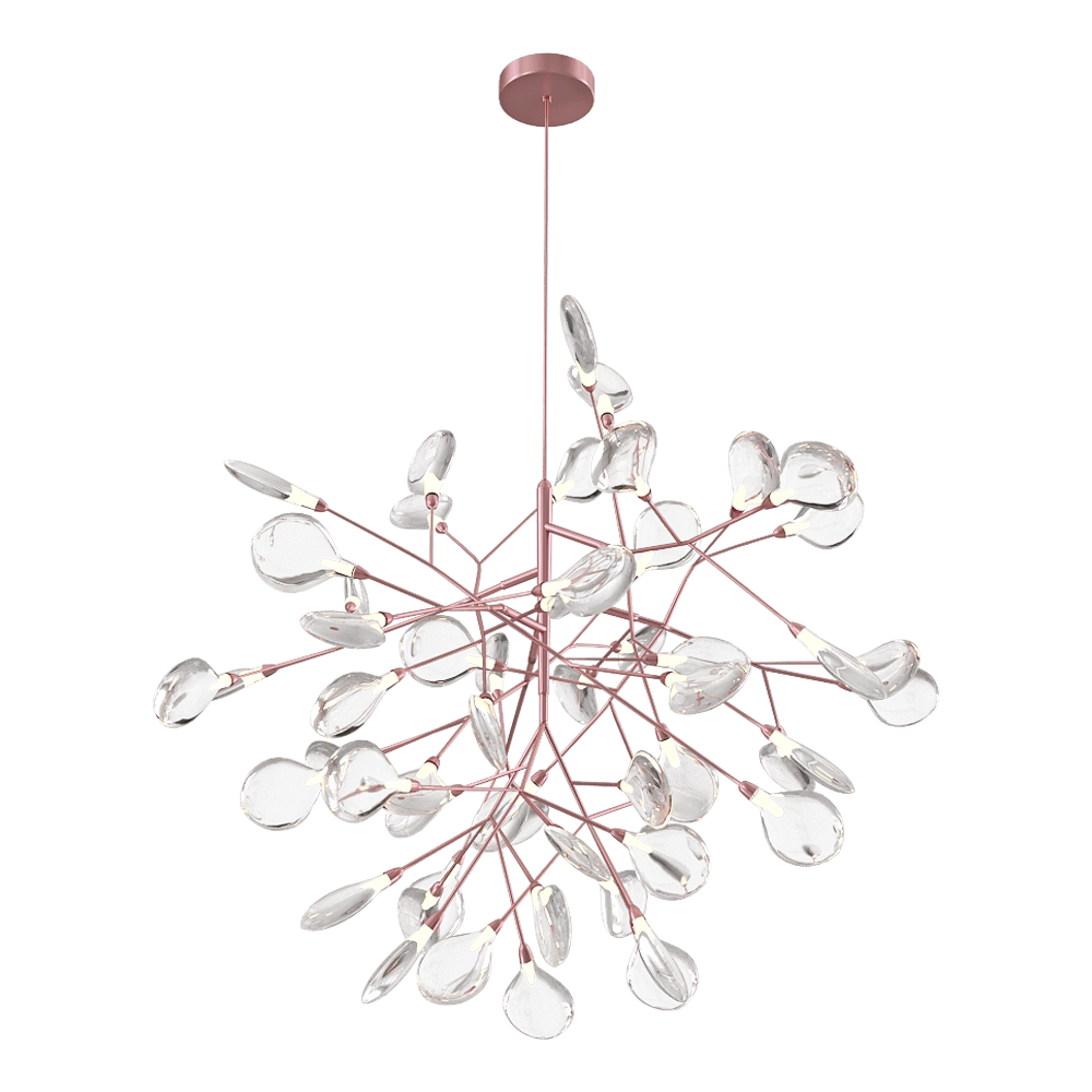 CRYSTAL LUX - Chandelier Evita SP63 Copper/Transparent 3D Model