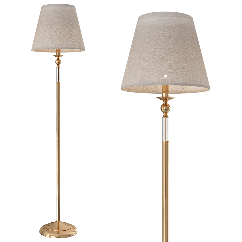 CRYSTAL LUX - Floor lamp Camila PT1 Gold 3D Model