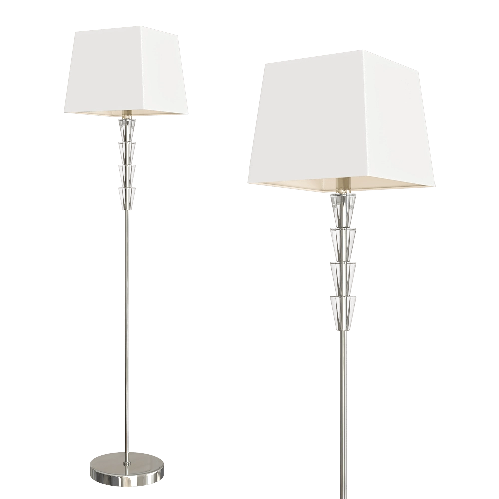 CRYSTAL LUX - Floor lamp Marsela PT1 Nickel 3D Model