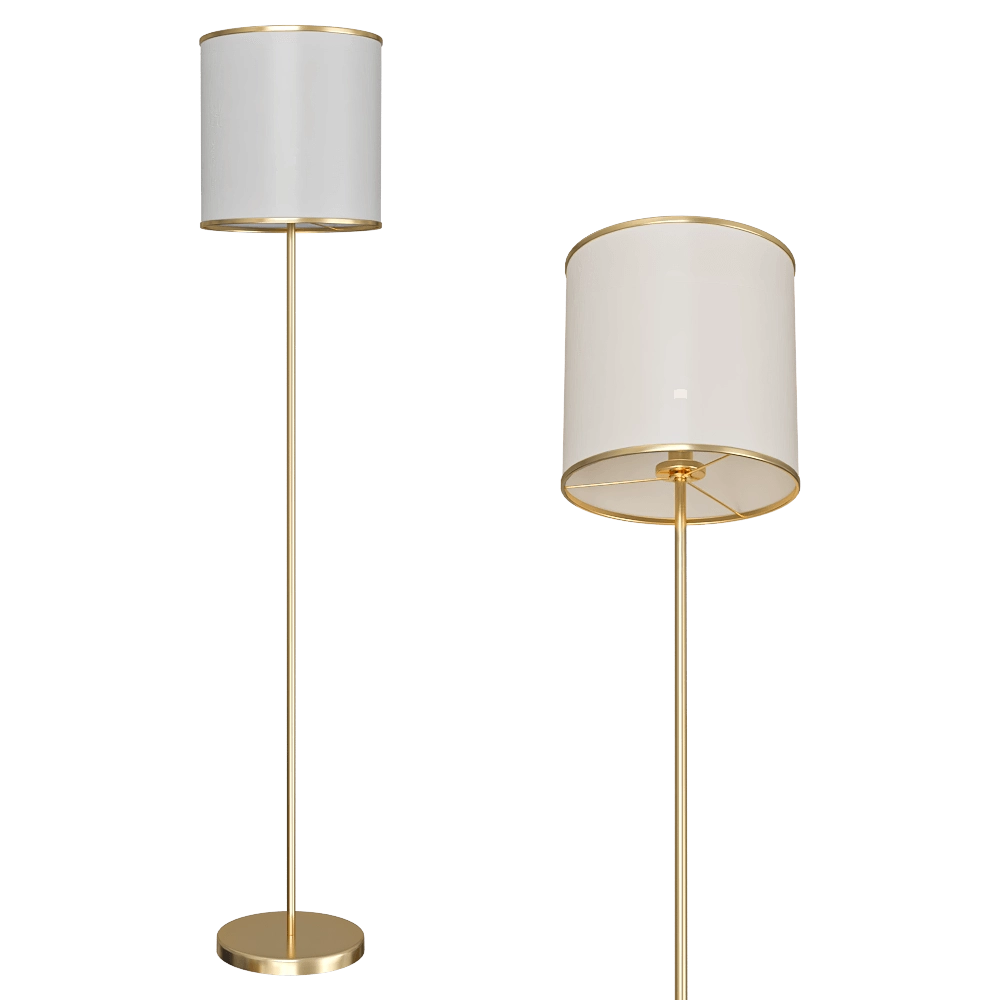 CRYSTAL LUX - Floor lamp Sergio PT1 Gold 3D Model