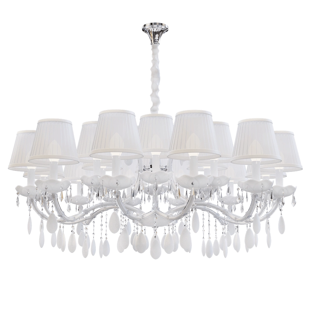 CRYSTAL LUX - Pendant chandelier Blanca SP18 3D Model