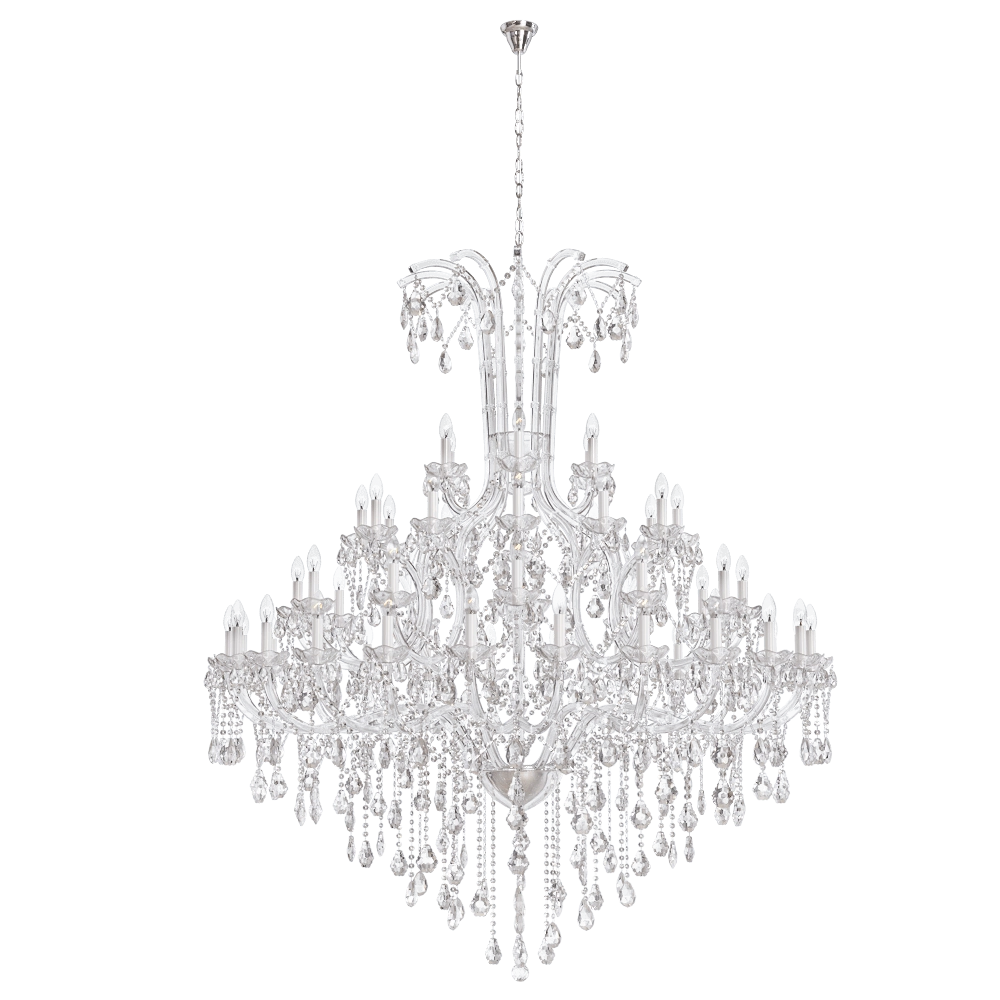 CRYSTAL LUX - Pendant chandelier Diva SP60 Chrome 3D Model