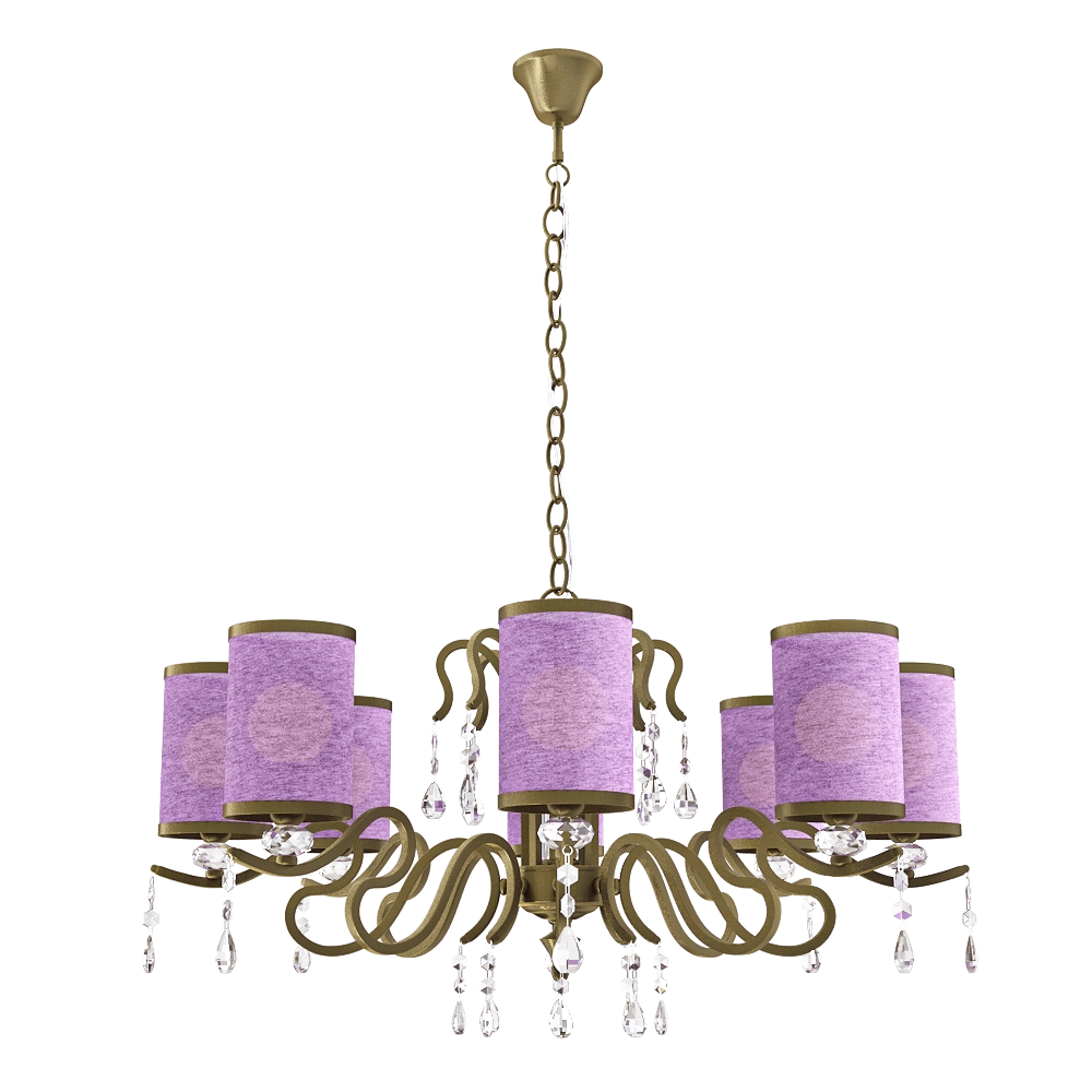 CRYSTAL LUX - Pendant lamnp Elisa SP8 3D Model