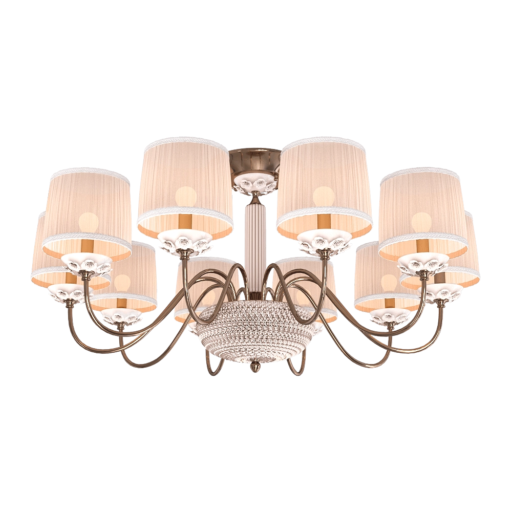 CRYSTAL LUX - Pendant lamp Adagio PL10 3D Model