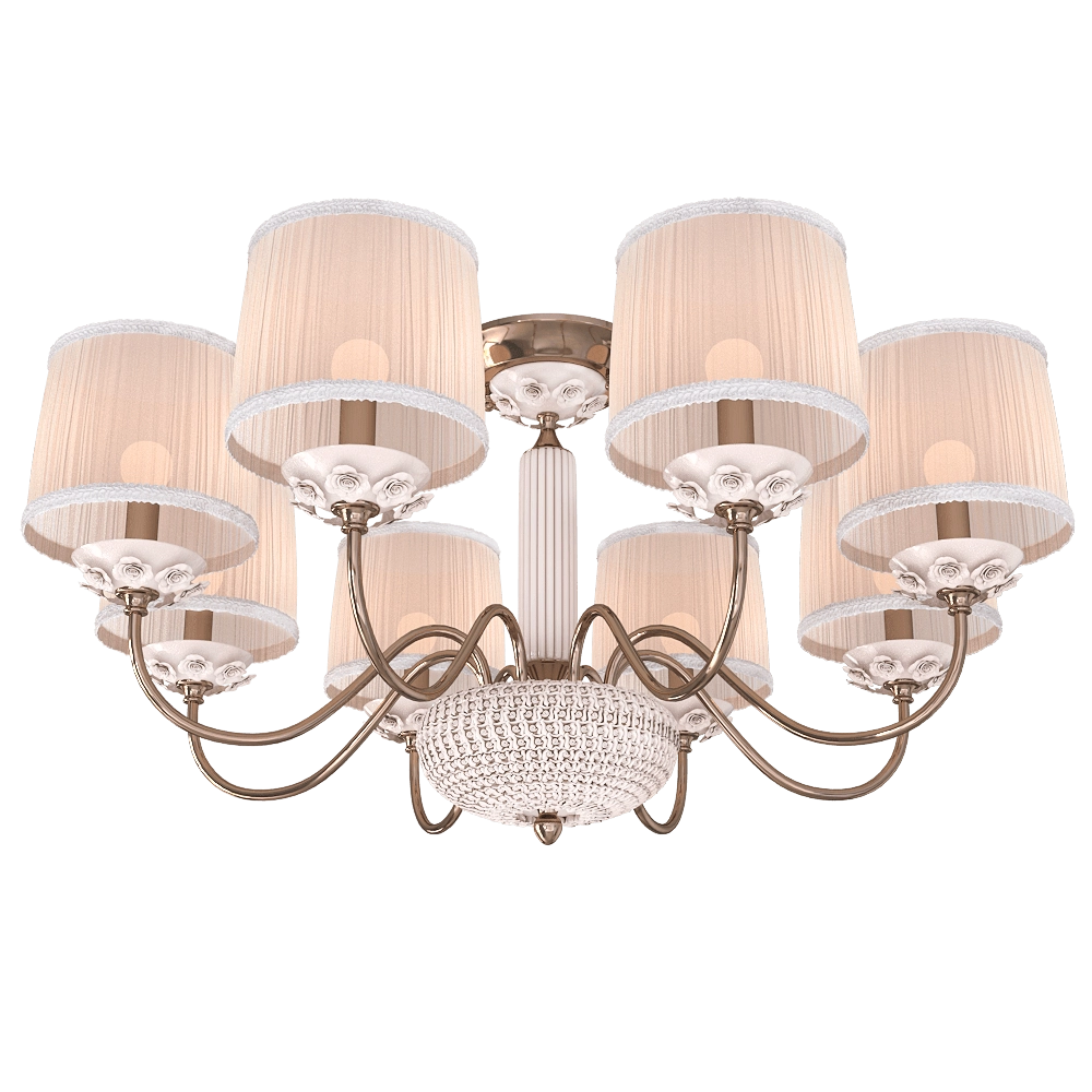 CRYSTAL LUX - Pendant lamp Adagio PL8 3D Model