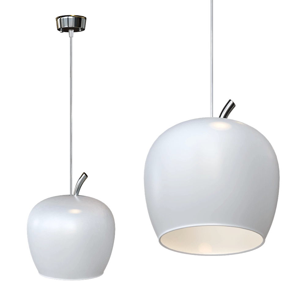 CRYSTAL LUX - Pendant lamp Amor SP1 white 3D Model