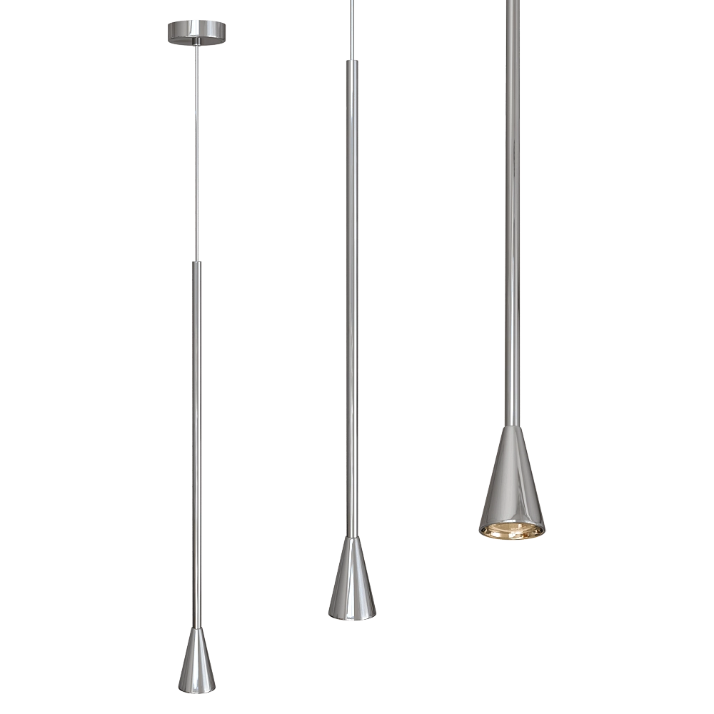 CRYSTAL LUX - Pendant lamp Enero SP1 Chrome 3D Model