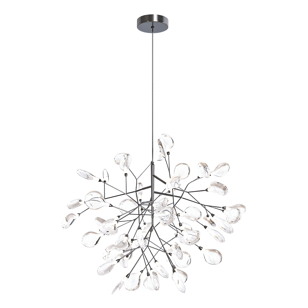 CRYSTAL LUX - Pendant lamp Evita SP36 black 3D Model