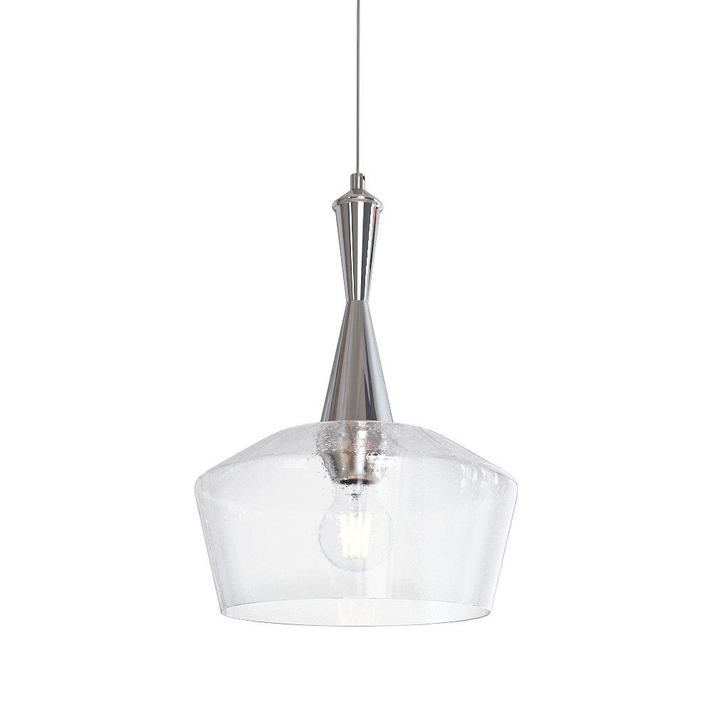 CRYSTAL LUX - Pendant lamp Frio SP1 chrome 3D Model