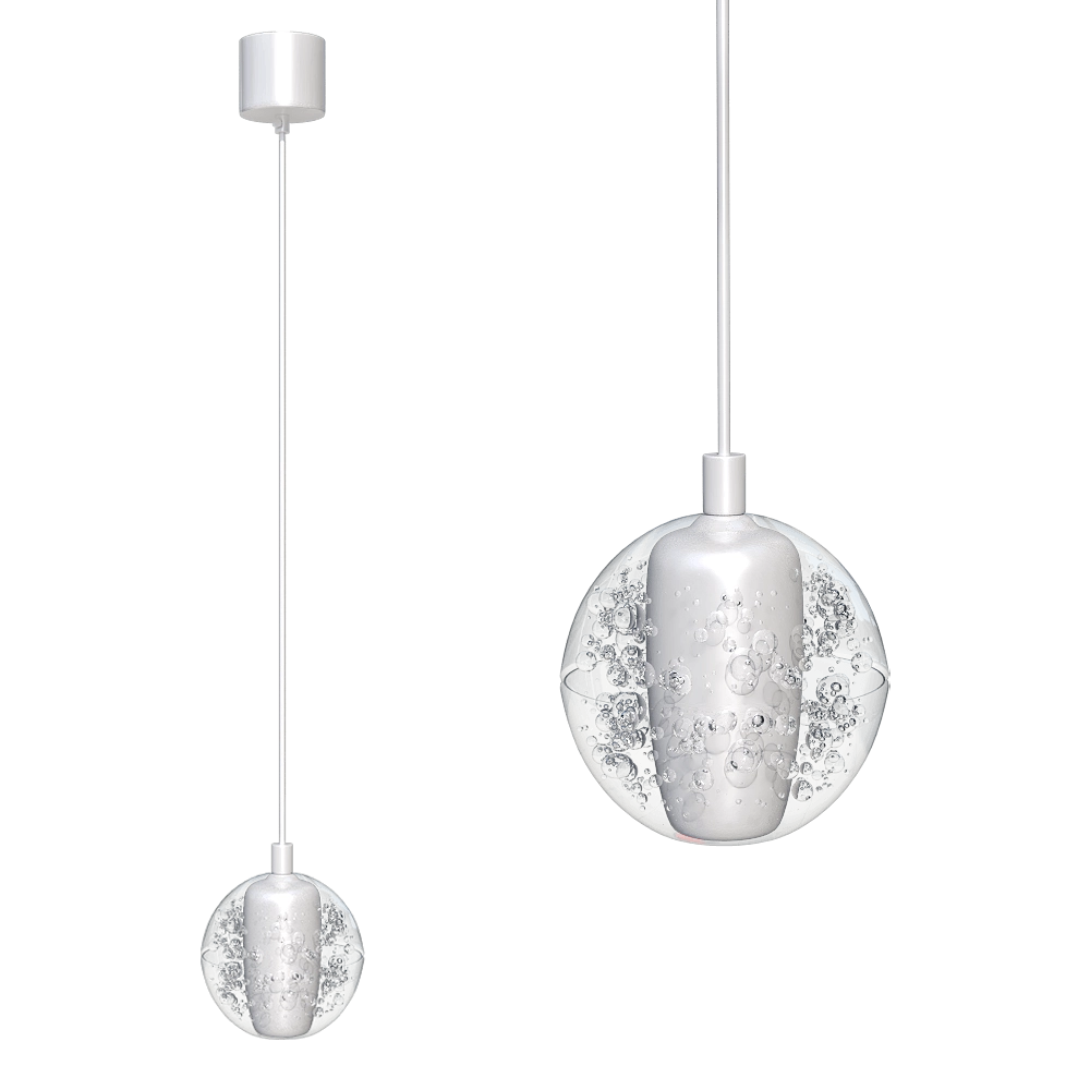 CRYSTAL LUX - Pendant lamp Gaspar SP1 White 3D Model