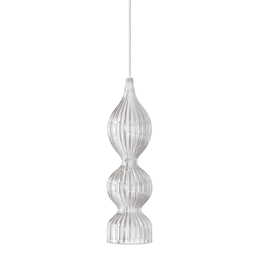 CRYSTAL LUX - Pendant lamp Iris SP1 B smoke 3D Model