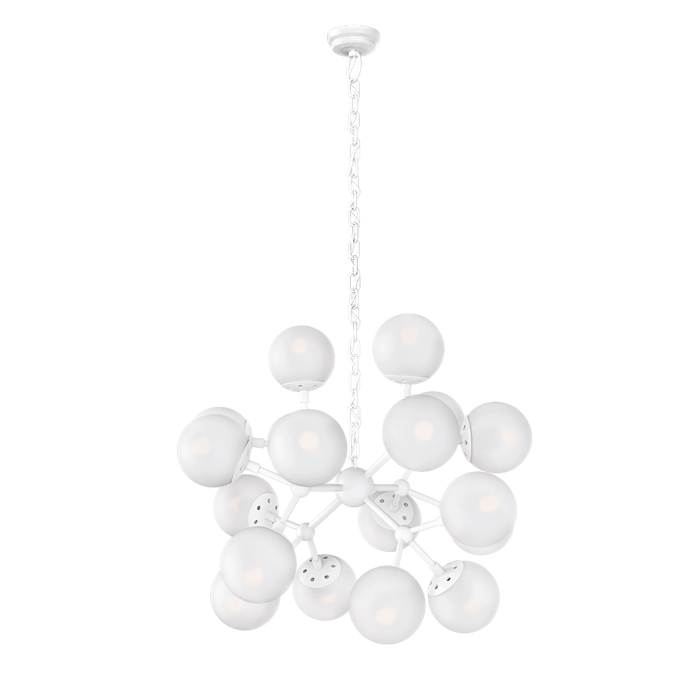 CRYSTAL LUX - Pendant lamp Medea white SP18 3D Model
