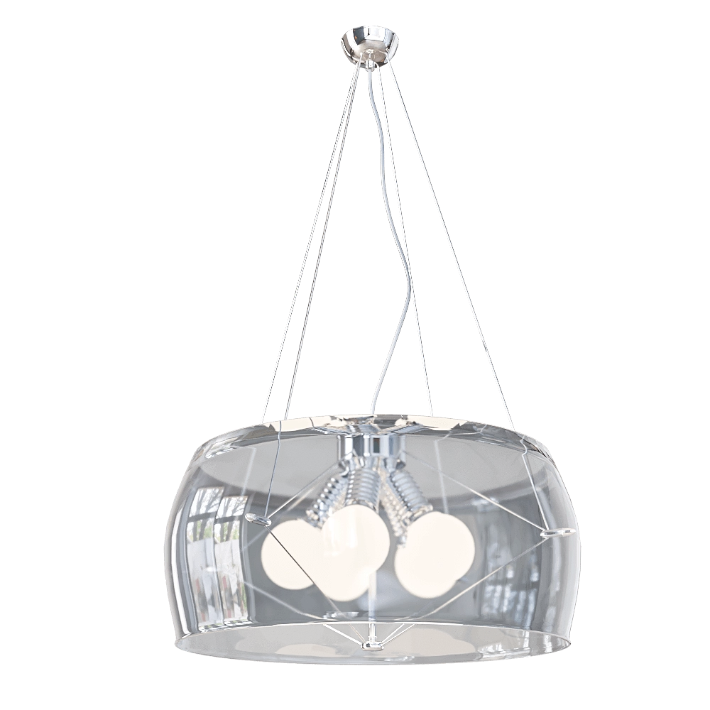CRYSTAL LUX - Pendant lamp Style SP5 Transparent 3D Model