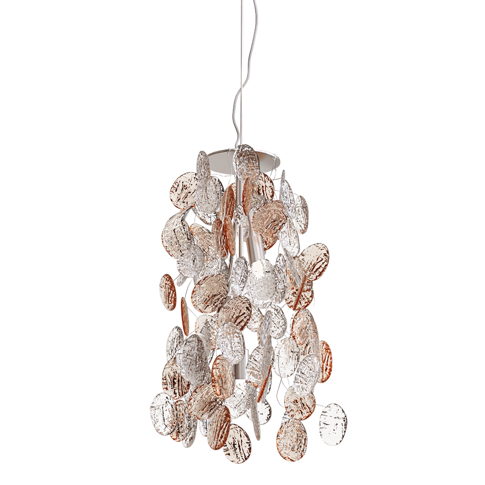 CRYSTAL LUX - Pendant lamp Tenerife SP3 Silver 3D Model