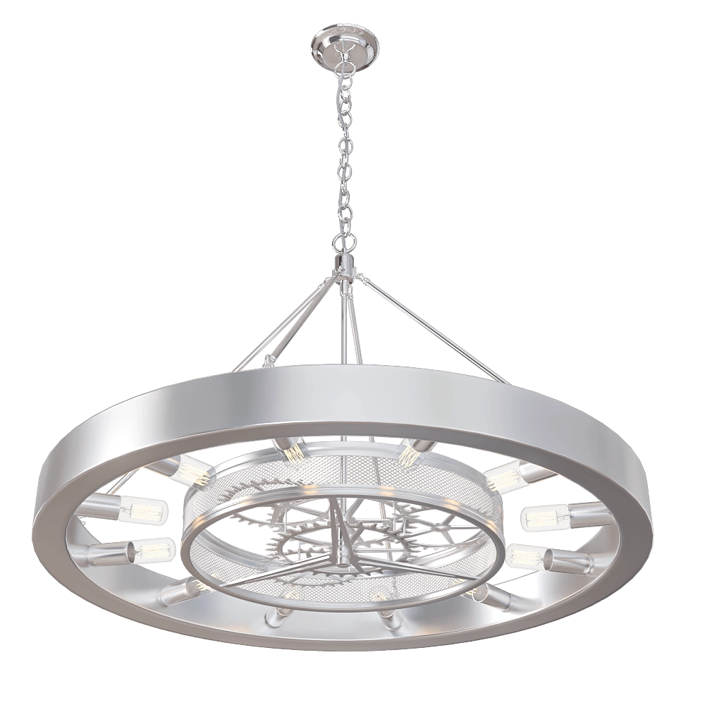 CRYSTAL LUX - Pendant lamp Valentina SP12 D1000 3D Model