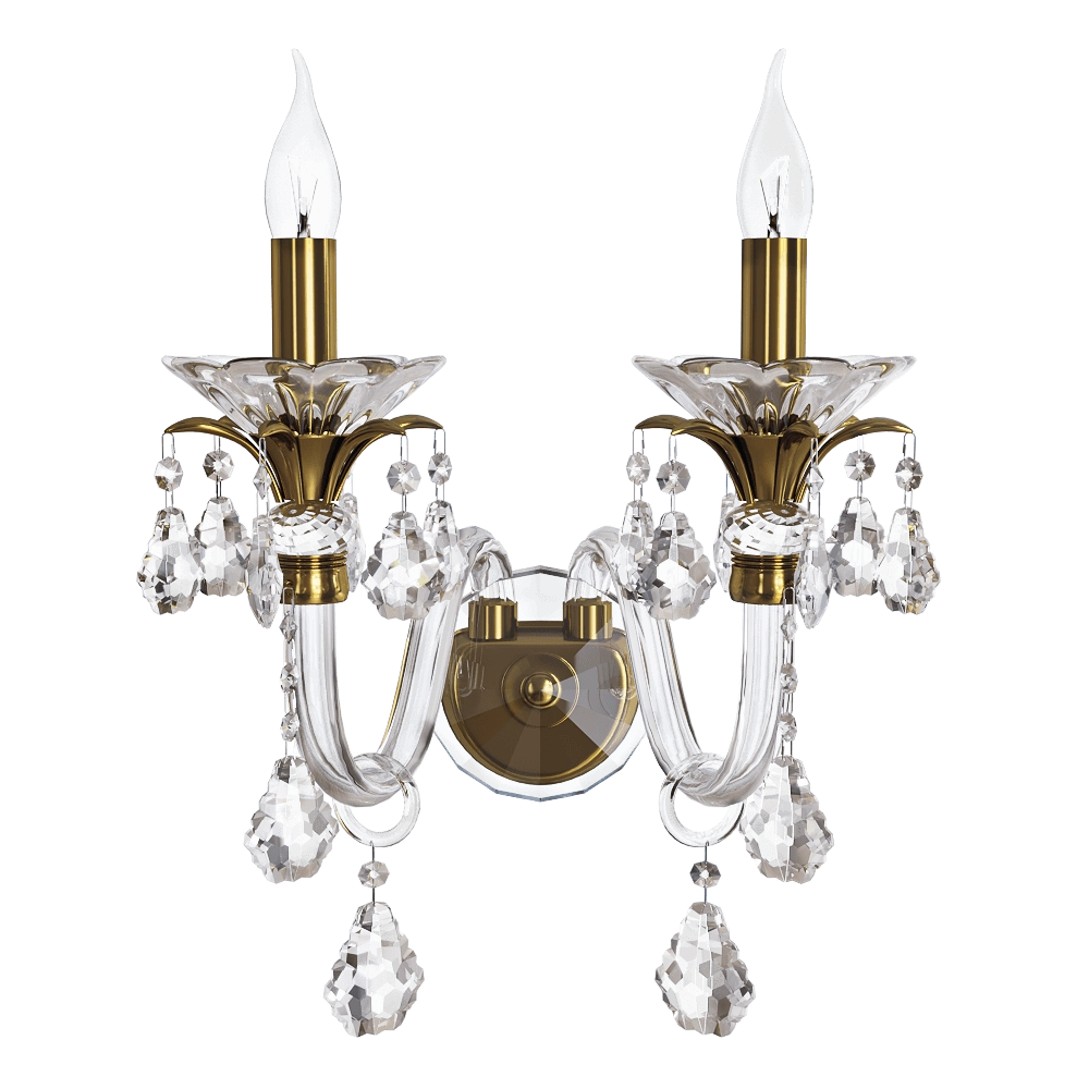 CRYSTAL LUX - Wall lamp  Alicante AP2 3D Model