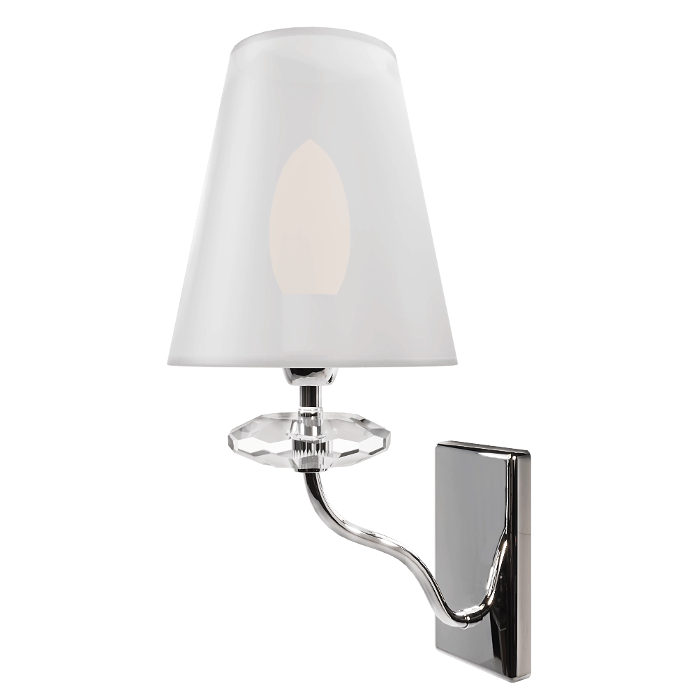 CRYSTAL LUX - Wall lamp Aramado AP1.1 Chrome 3D Model